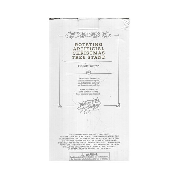 Wondershop Rotating Artificial Christmas Holiday, Holiday Gift, Colorful festive - Picture 2 of 2